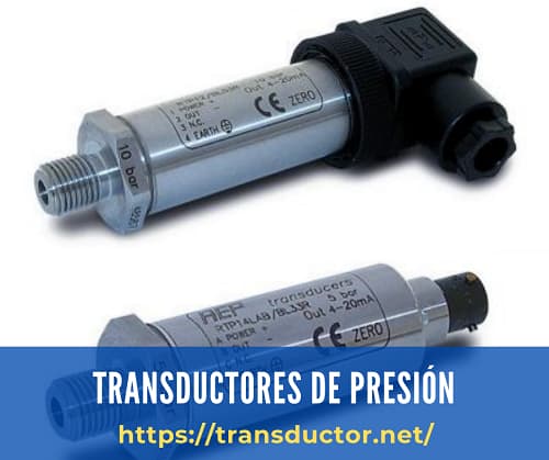 Transductores de presión